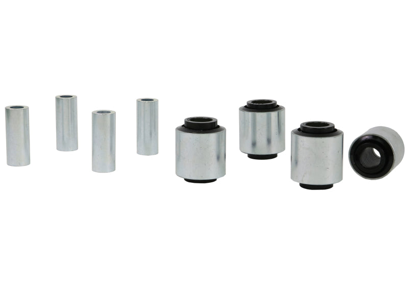 Whiteline W61705A Plus 5/ fits Infiniti 95-03 QX4 / 8/86-8/95 Pathfinder Rear Trailing Arm - Upper & Lwr Bushing