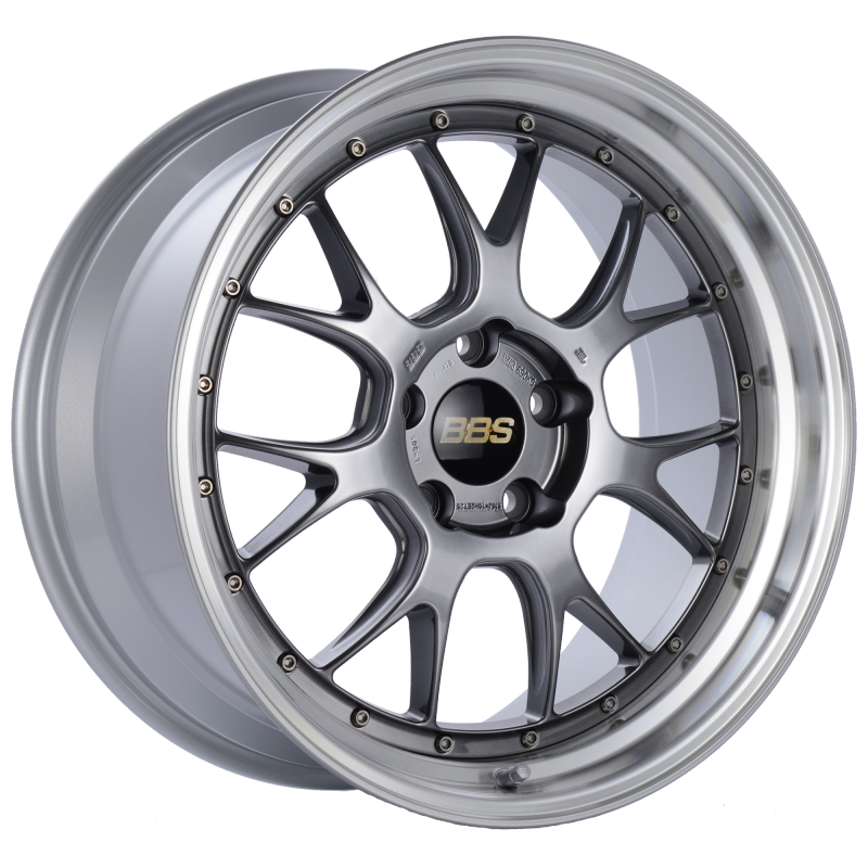 BBS LM305DBPK LM-R 19x9.5 5x120 ET25 Diamond Black Center Diamond Cut Lip Wheel -82mm PFS/Clip Required