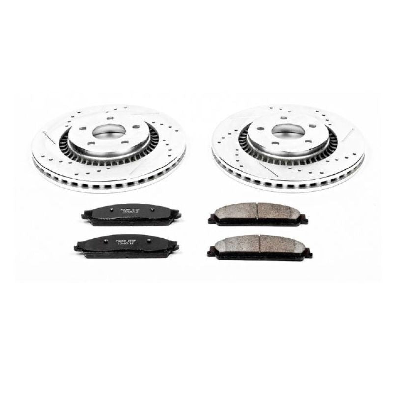 PowerStop K4599 fits Ford 05-07 Five Hundred Front Z23 Evolution Sport Brake Kit