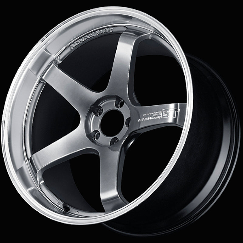 Advan YAQ9I20WPBP GT Premium Version 19x9 +20 5x120 Machining and Hyper Platinum Black Wheel