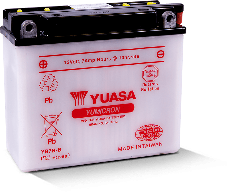 Yuasa YUAM227BB YB7B-B Yumicron 12 Volt Battery