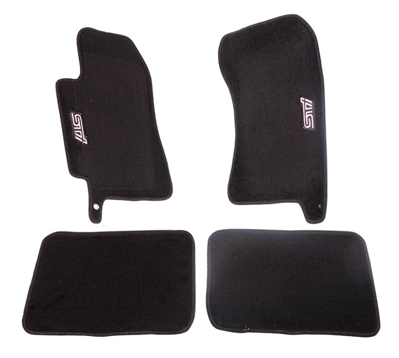 NRG FMR-400 Floor Mats - fits Subaru 04-07 WRX STI (STi Logo) - 4pc.