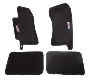 NRG FMR-400 Floor Mats - 04-07 fits Subaru WRX STI (STi Logo) - 4pc.