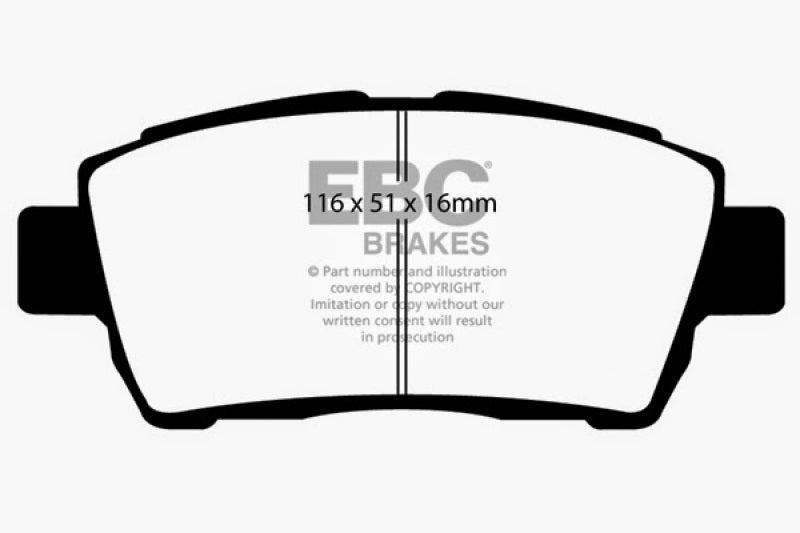 EBC DP21295 fits Scion 11-15 IQ 1.3 Greenstuff Front Brake Pads