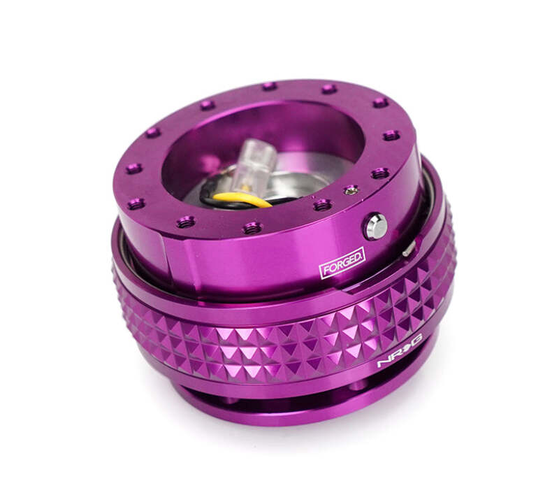 NRG SRK-210PP-PP SRK-210PP-PP Quick Release Kit - Pyramid Edition - Purple Body