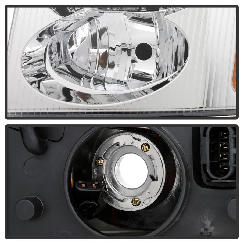 xTune 9042669 02-09 fits GMC Envoy OEM Style Headlights - Chrome (HD-JH-GEN02-A