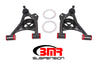 BMR AA037H Mustang Fox Lower Control A-Arm Front w/ Spring Pocket/Tall Ball Joint - Black Hammertone