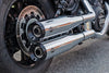 S&S Cycle 4110-156 15-23 Indian Scout 4in fits Grand National Slip-on Muffler - Chrome