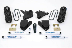 Fabtech K2098 01-04 fits Ford F250/350 2WD 6in Basic Sys w/Perf Shks
