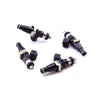 DeatschWerks 16M-09-1500-4 95-99 fits Mitsubishi Eclipse 4G63T / 03-06 EVO 8/9 Bosch EV14 1500cc Injectors (Set of 4)