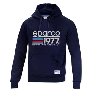 SPARCO 01320BM1S Hoodie 1977 SMALL Navy