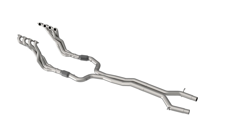 Kooks 2313F632 2022 fits Cadillac CT5V 2in x 3in SS Longtube Headers and Green Catted SS X-Pipe