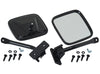 Kentrol 50496 fits Jeep 97-18 Wrangler TJ/JK E-Z Detach Mirrors Pair - Powdercoat Black