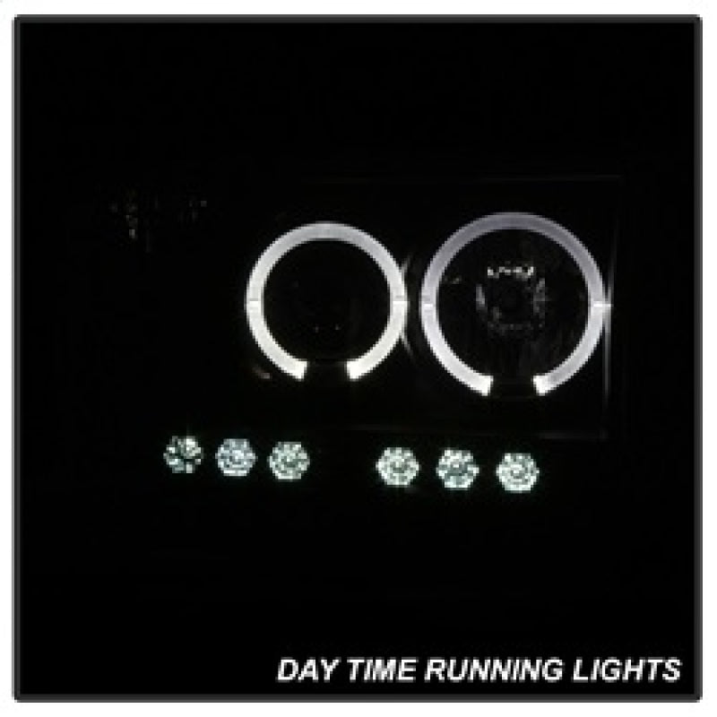 Spyder 5078384 fits Dodge 02-05 Ram 1500 03-05 Projector Headlights LED Halo LE
