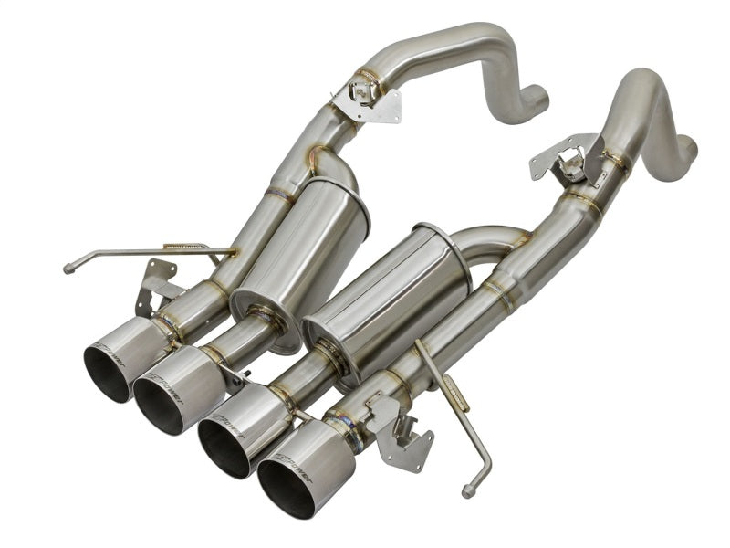 AFE 49-34056-P rce XP 3in-2 1/2in Axle Back 304SS Exhaust w/ Polished Tips 14-1