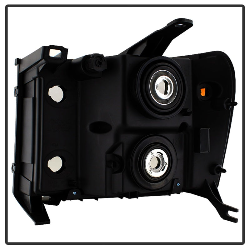 Xtune 9034749 fits GMC 07-13 Sierra Crystal Headlights Black HD-JH-GSIE07-AM-BK