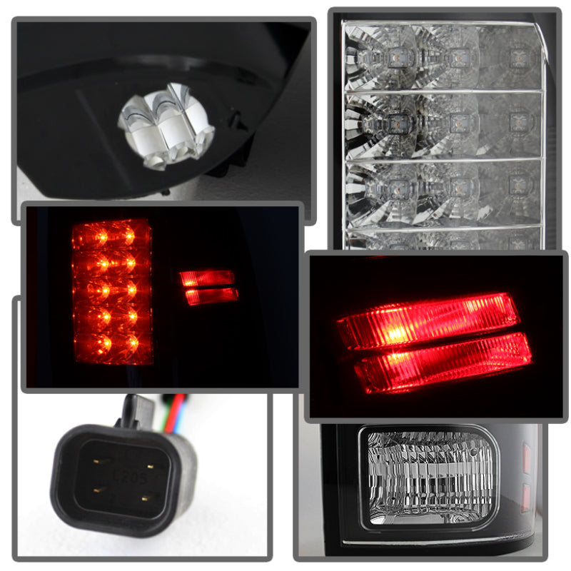 Spyder 5077530 fits Dodge 13-14 Ram 1500 /Ram 2500 13-14 LED Tail Lights LED Mo