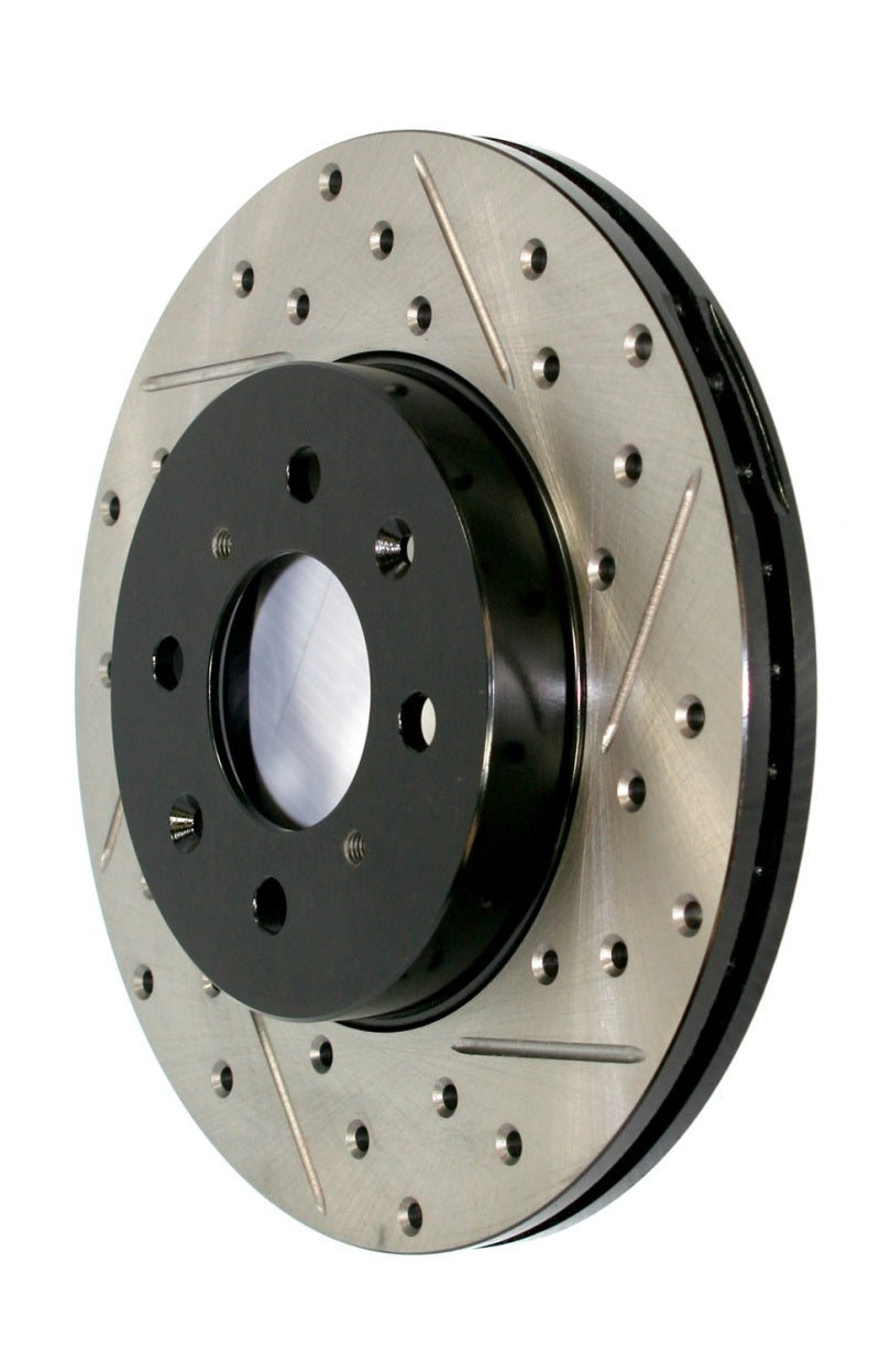 Stoptech 127.40092L Sport Drilled & Slotted Rotor