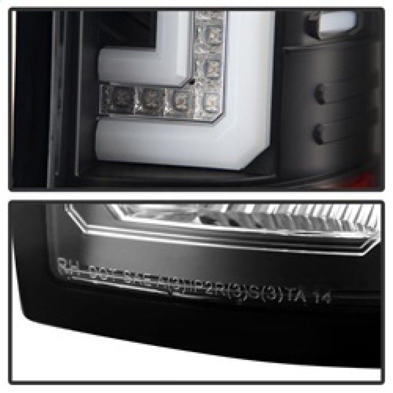 Spyder 5080660 fits GMC 14-16 Sierra LED Tail Lights Black ALT-YD-GS14-LBLED-BK