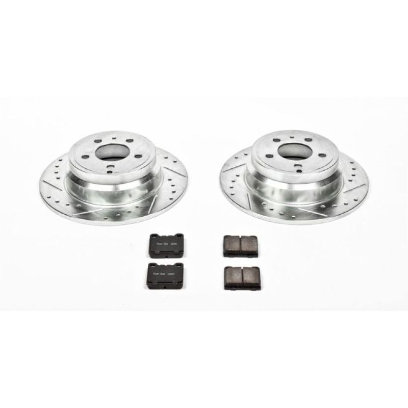 PowerStop K3145 fits Volvo 94-97 850 Rear Z23 Evolution Sport Brake Kit