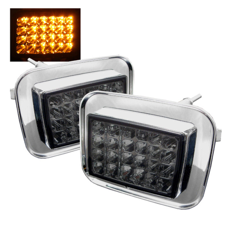 Xtune 5016690 fits Hummer H2 Corner Lights Smoke CCL-HUMMER-SM