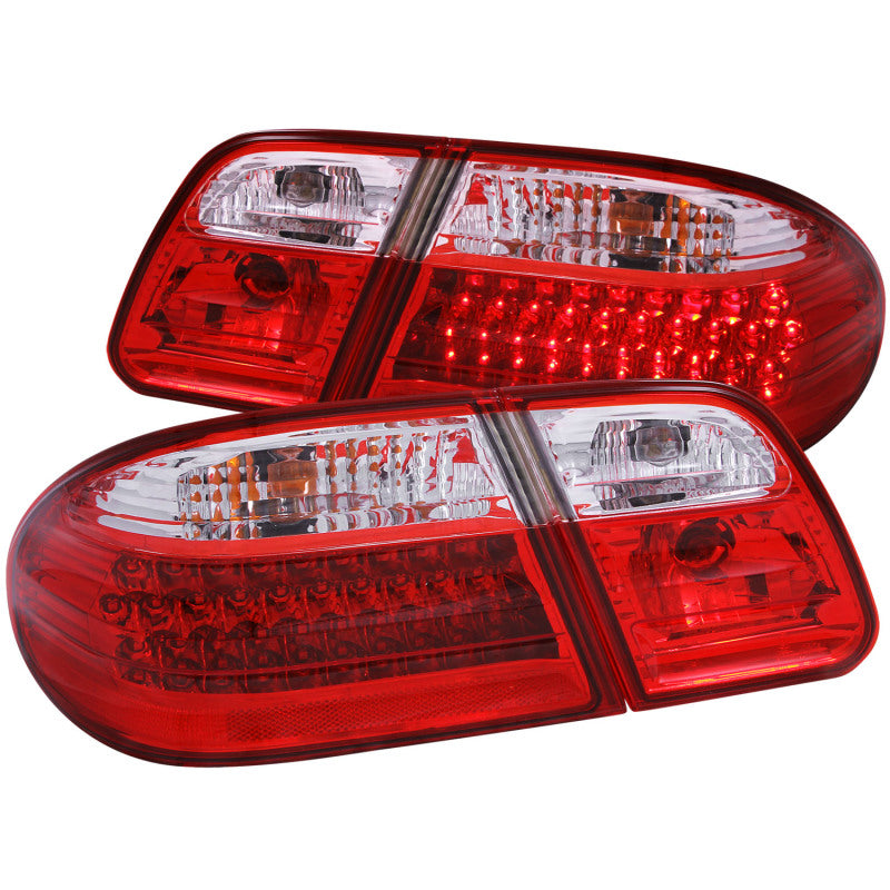 ANZO 321114 1902 Mercedes Benz E Class W210 LED Taillights Red/Clear