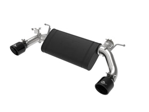 AFE 49-36348-B rce XP 3in to 2.5in 304 SS Axle-Back Exhaust w/ Black Tips 14-16