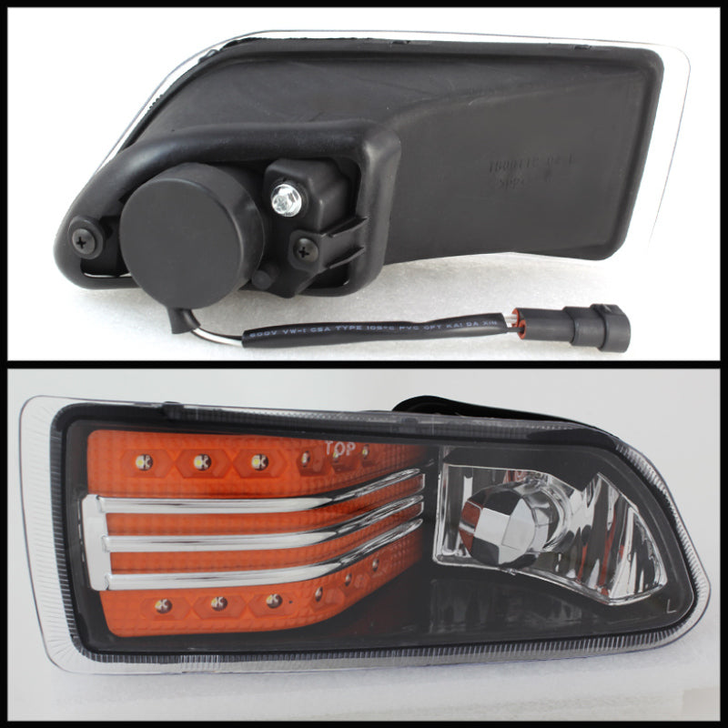 Spyder 5071620 fits Scion 05-10 TC LED Fog Lights w/Switch Clear FL-STC06-LED