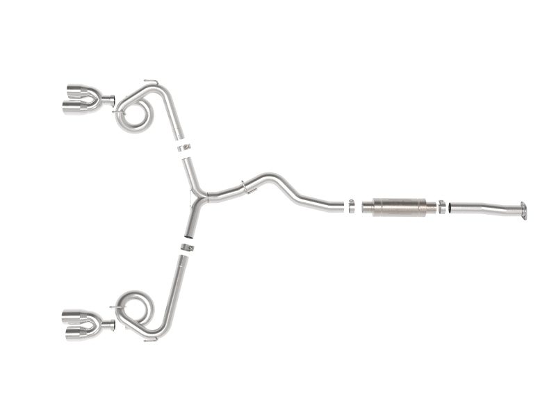 aFe 49-36810-P fits Subaru WRX/STi 15-21 H4-2.0/2.5L Takeda 3in to 2-1/2in Stnlss Cat-Back Exhaust w/ Polished Tip