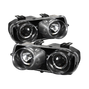 Spyder 5008671 fits Acura 94-97 Integra Projector Headlights LED Halo -Black Hi