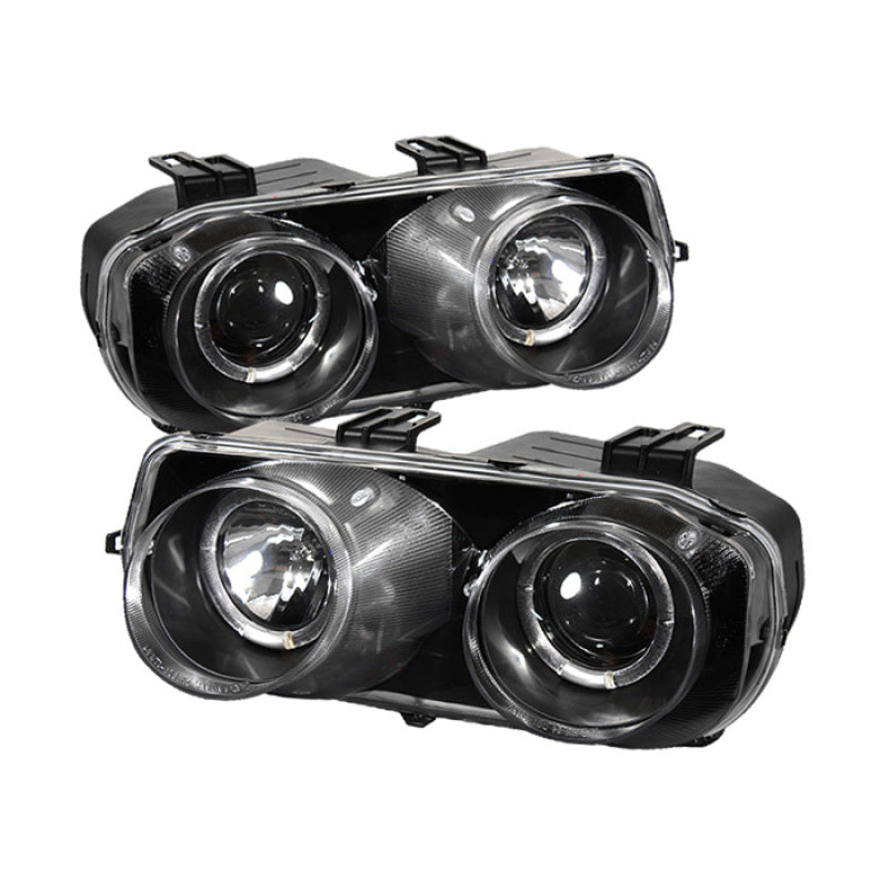 Spyder 5008671 fits Acura 94-97 Integra Projector Headlights LED Halo -Black Hi