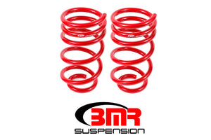 BMR SP021R 5th Gen fits Camaro V8 Rear Lowering Springs - Red