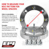 EPI WS011 4/115 Wheel Spacer 1 in.