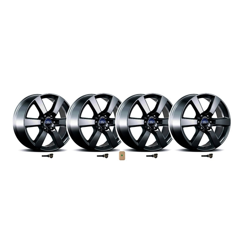 fits Ford 15-16 Racing M-1007K-P20XB F-150 20in x 8.5in Wheel Set with TPMS Kit - Matte Black