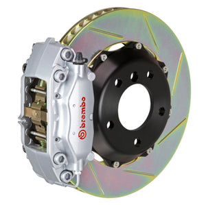 Brembo 2P2.6010A3 Brembo 06-09 S2000 Rear GT BBK 4 Piston Cast 328x28 2pc Rotor Slotted Type-1-Silver