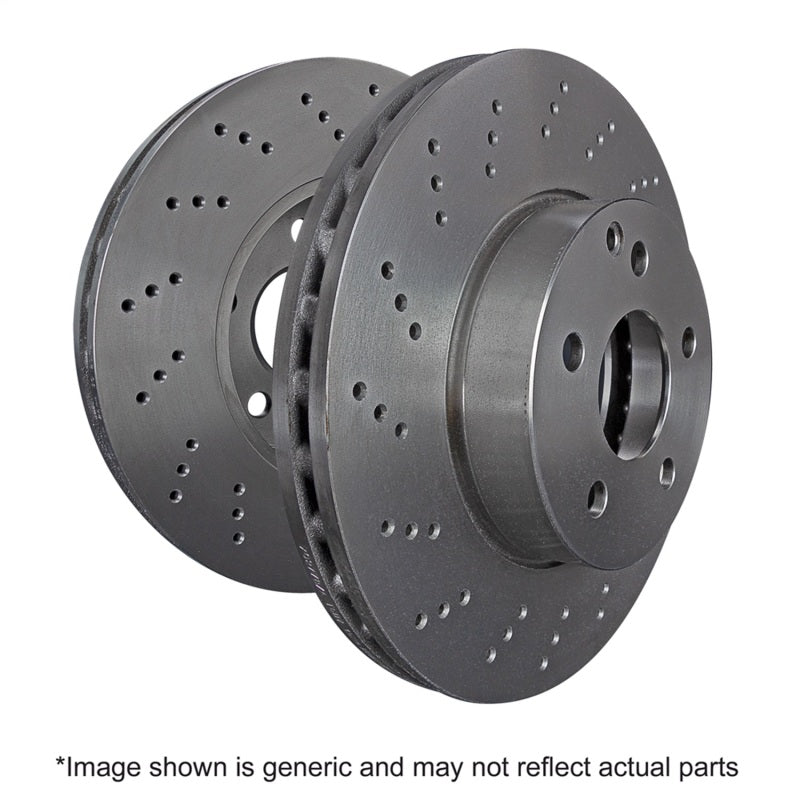 EBC RK2104XD 16-19 fits Mercedes-Benz GLE350 (W166) 3.5L Sport Package RK Premium Cross-Drilled Front Rotors