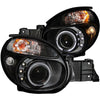 ANZO 121436 2003 fits Subaru 02-20 Impreza Projector Headlights w/ Halo Black