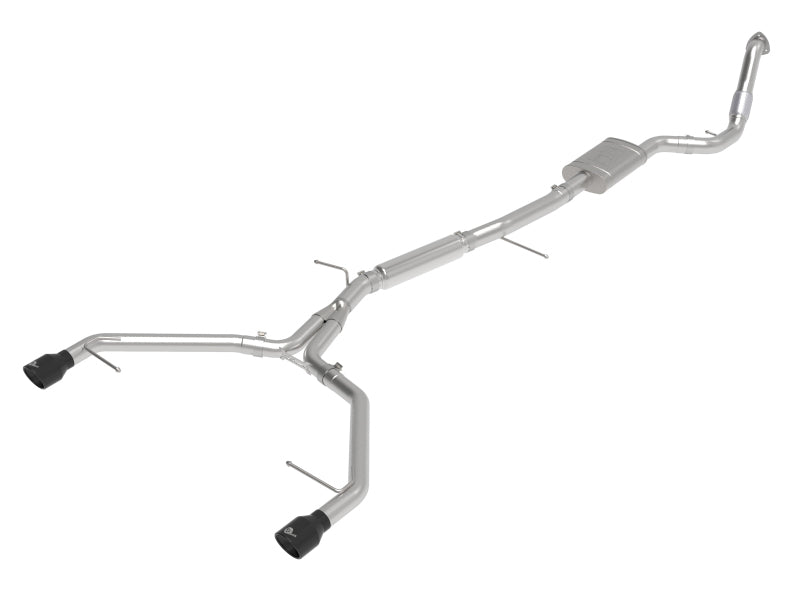 AFE 49-36420-B fits Audi A4 (B9) MACH Force-Xp 3in to 2.5in 304 SS Cat-Back Exh