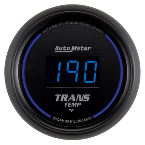 AutoMeter 6949 Autometer 52.4mm Black Digital Trans Temperature Gauge