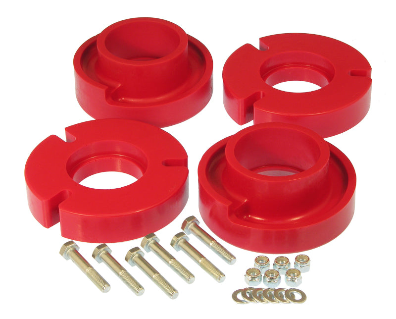 Prothane 6-1710 04+ fits Ford F150 Front Coil Spring 2.5in Lift Spacer - Red