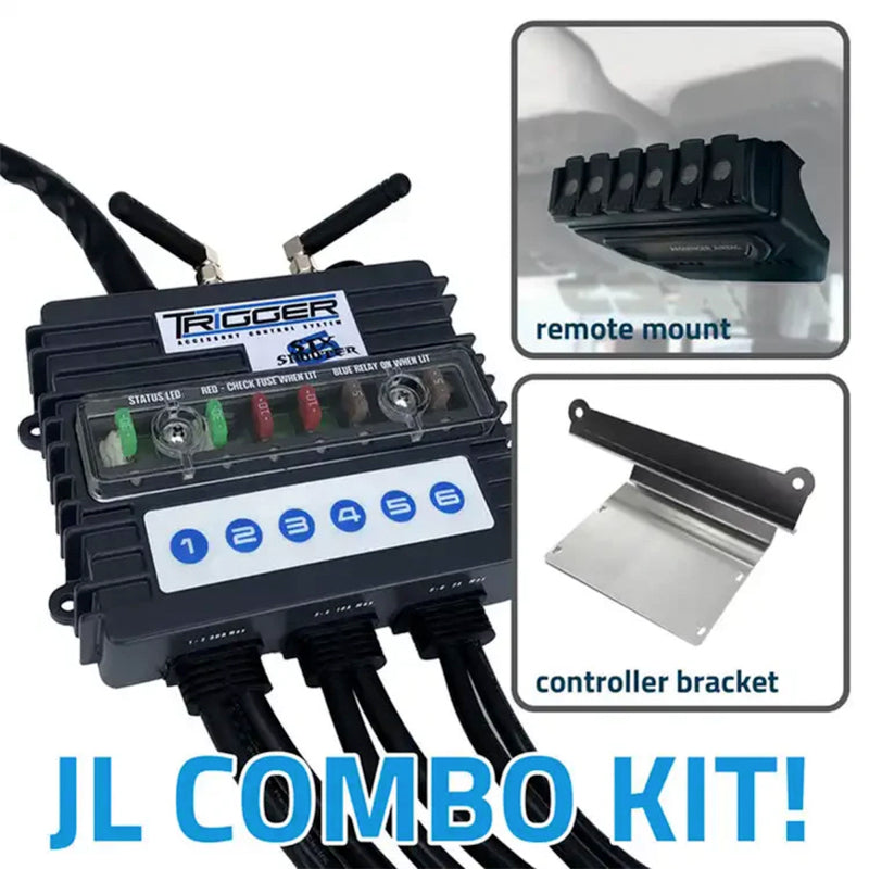 ORACLE Lighting 3001JL Oracle Trigger 6 Shooter fits Jeep Jl-Jt Combo Kit