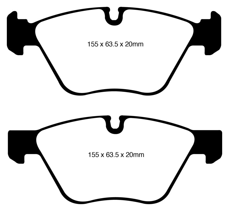 EBC DP21600 fits BMW 08-10 128 3.0 Greenstuff Front Brake Pads