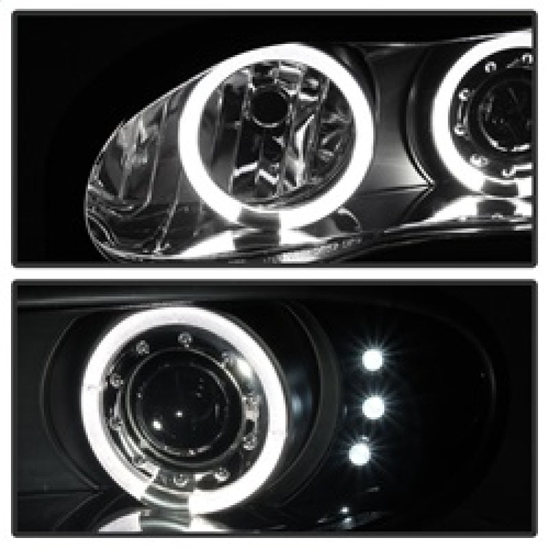 Spyder 5078261 fits Chevy 98-02 Camaro Projector Headlights LED Halo LED Blk Sm
