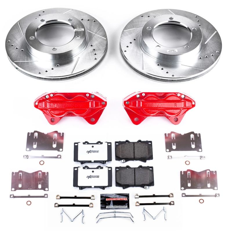 Power Stop KC1132 36 98 fits Toyota L& Cruiser Front Z36 Truck & Tow Kit w/Cals