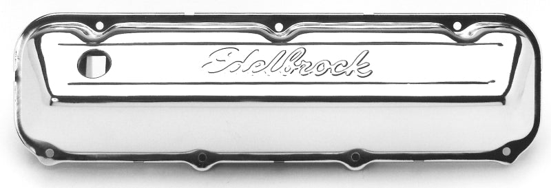 Edelbrock 4463 Valve Cover Signature Series fits Ford 429/460 CI V8 Chrome