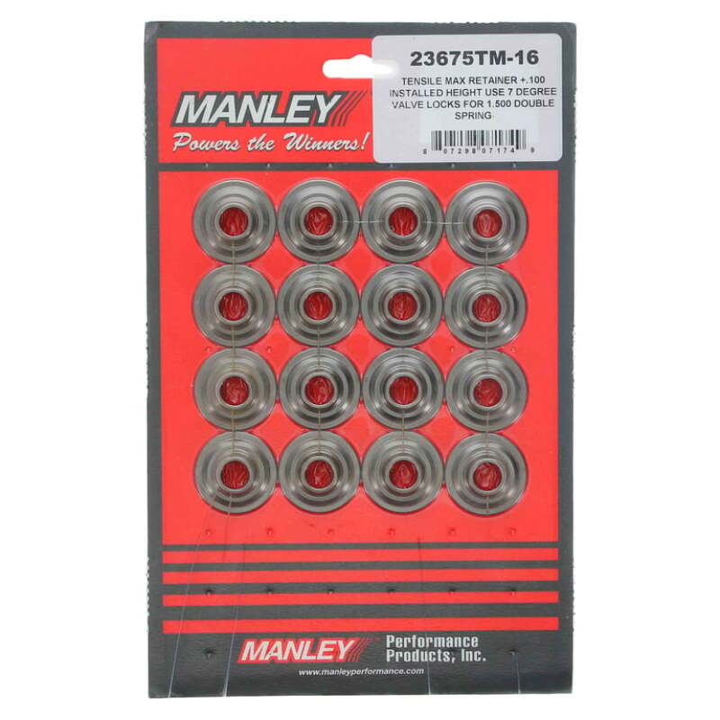 Manley Performance 23670TM-16 Manley Spring Retainer, RET-TENSILE MAX SUPER 7