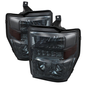 5076281 Xtune fits Ford 08-10 F250/350/450 Super Duty Projector Headlights LED