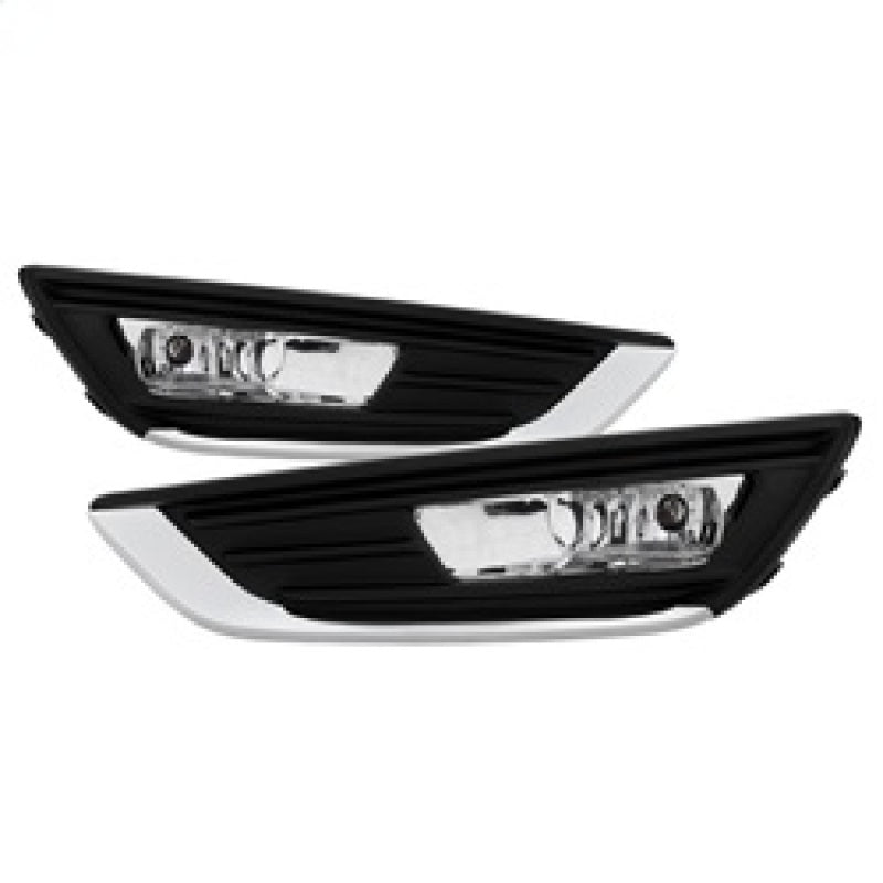 Spyder 5083012 fits Ford 15-20 Focus 2016 OEM Fog Lights W/Switch - Clear FL-FF