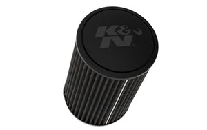 K&N Engineering RU-3111HBK K&N Universal Clamp-On Air Filter 3-1/2in Flange ID 6in Base 5-1/4in Top 9in Height