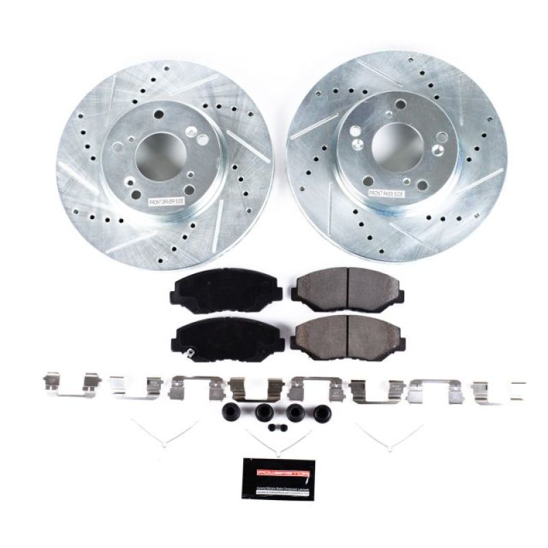 PowerStop K1043 fits Acura 14-15 ILX Front Z23 Evolution Sport Brake Kit